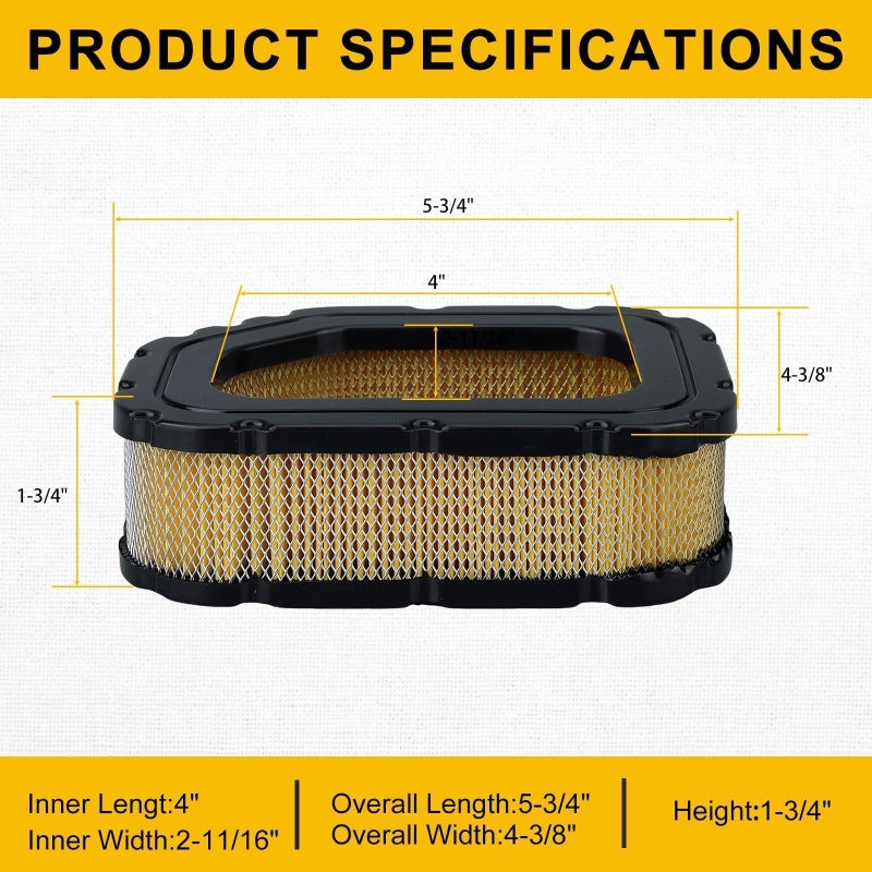 Panari KH-32-083-03-S Air Filter for Kohler SV725 SV735 SV730 SV840 SV740 SV830 SV820 SV810 Engine Replace KH-32-883-03-S1 32 083 03 3208303 32-883-03-S1 3208303-S - Image 3